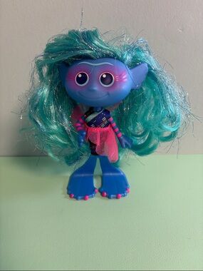 DreamWorks Trolls World Tour Doll Styling Mermaid Figure, Troll Doll, Kids Toy